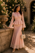 Rosalía Lace Set- Button Up Top and Skirt Set