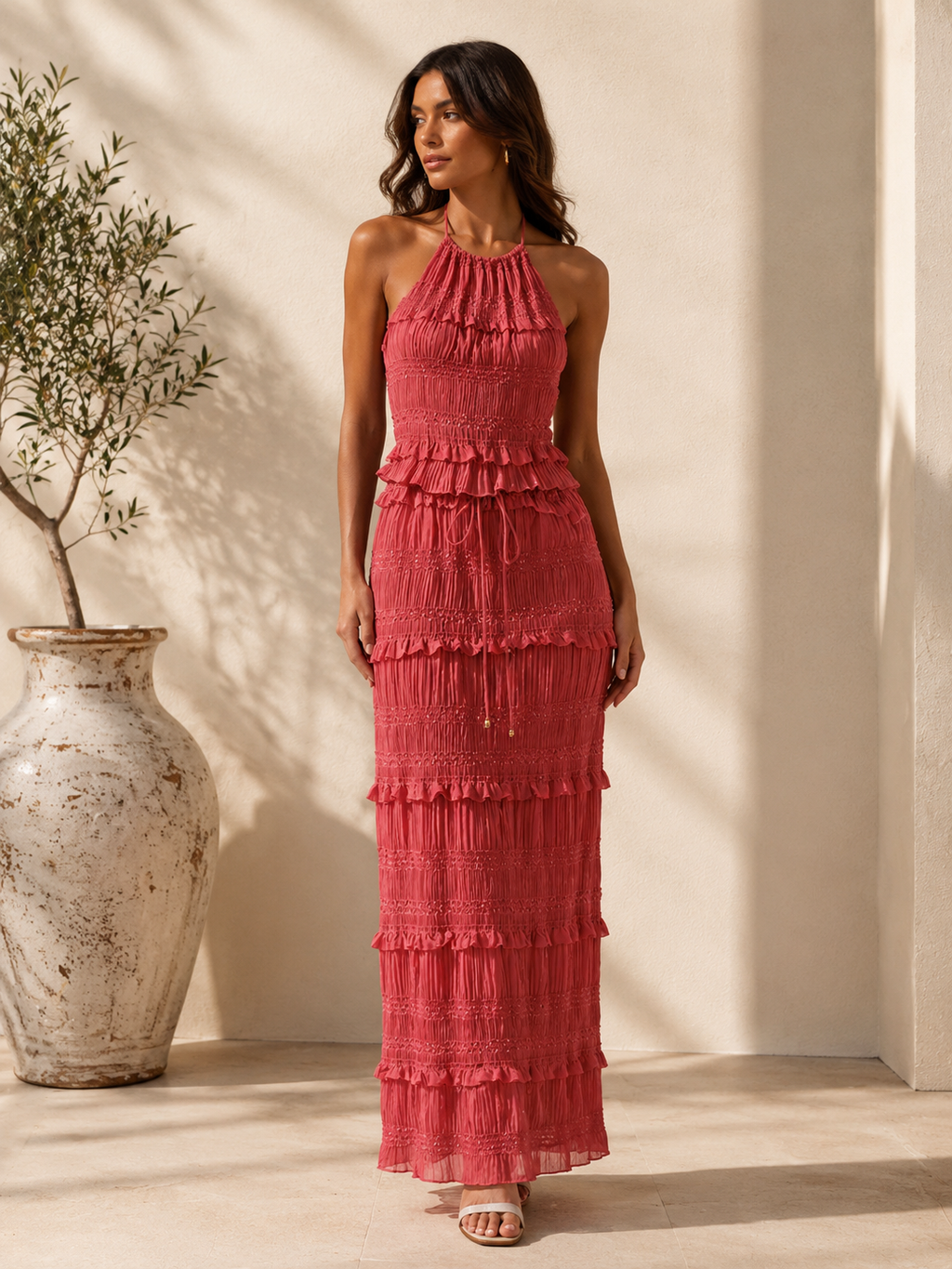 Catalina Dress- Sleeveless Top and Maxi Skirt Set